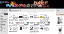 Desktop Screenshot of mame.sk